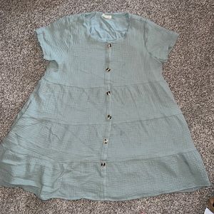 Women’s light olive green dress